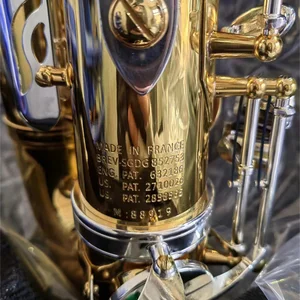 Sax Model Gold Silver Lacquer, and High Flat Saxophone, Case Accessories, Mark VI, EB 8 MAIN SALES Saxophone Alto - №1