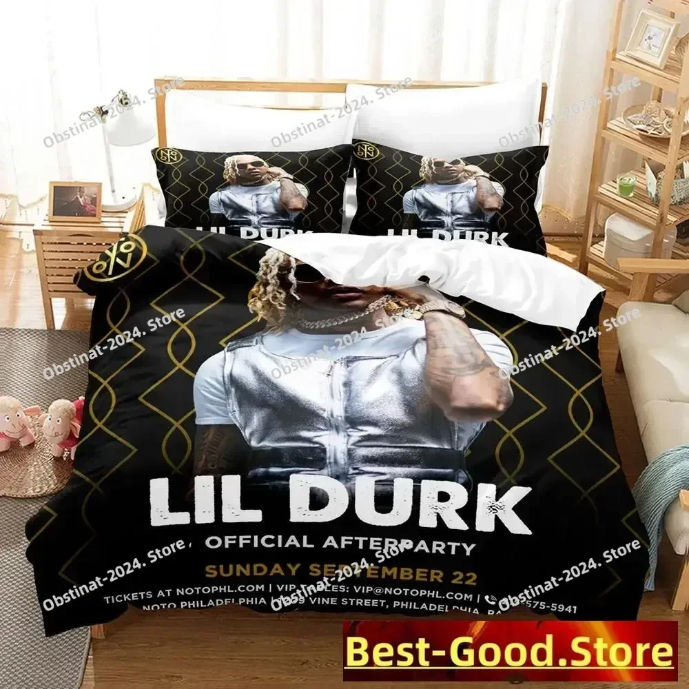 2025 릴 듀크 침구 세트 싱글 트윈 프린트 침대 세트 베개 커버 포함 침대 이불 커버 부드러운 싱글 더블 퀸 슈퍼 킹 사이즈