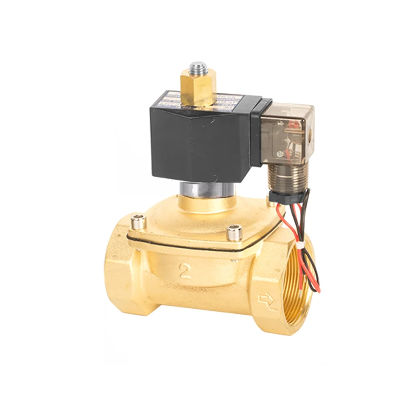 Factory direct sales small flow outdoor normally open solenoid valve DN40 brass waterproof automatic control