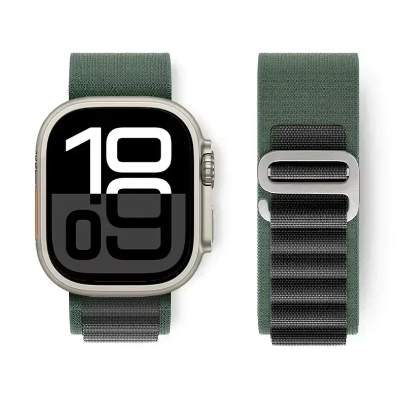 Alpine Loop für Apple Watch Ultra 4 3 2 49mm 42 46mm 40 44mm 41 45mm Sport Correa Nylon Armbänder iWatch Series 12 11 10 9 8 7 Band – Detail 20