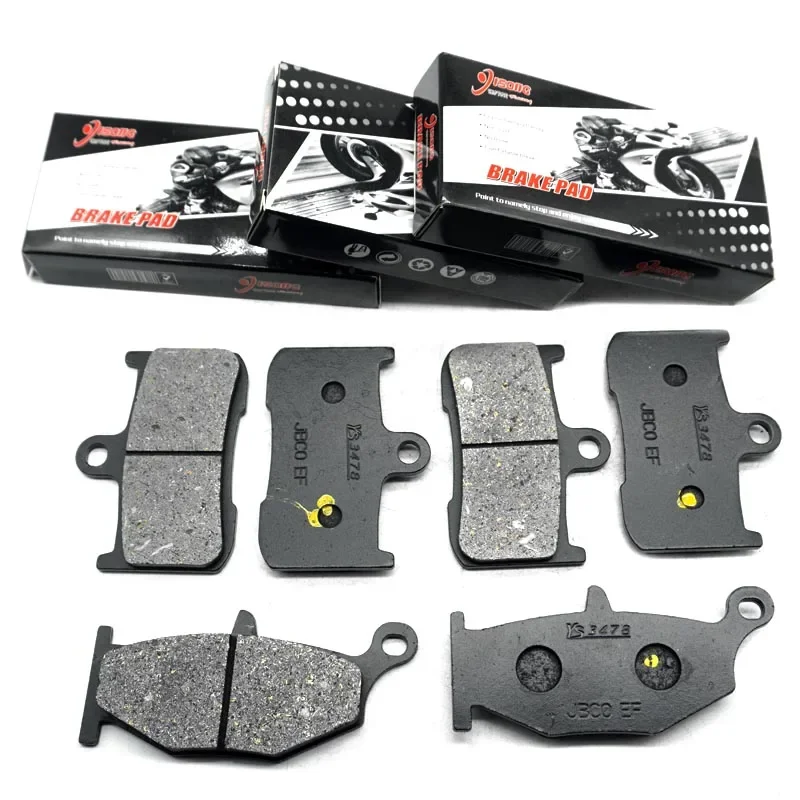 

For SUZUKI GSX1300BK B-King 2008 2009 GSX1300BKA B-King ABS GSX 1300 BK Motorcycle Front Rear Brake Disc Pads Kit Set