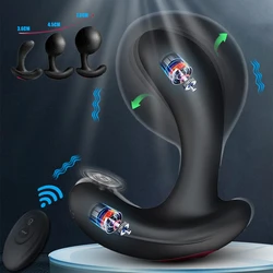 Anal Vibrator Inflatable Butt Plug Remote Prostate Massager Automatic Inflation Vibrating Male Female Prostate Stimulator