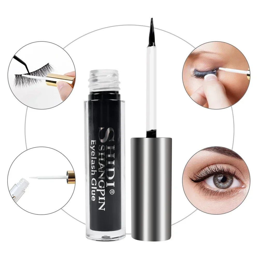 5ml Wimperlijm Waterdicht Sneldrogend Lijm Valse Lash Lijm Helder Zwart Make Nep Wimpers Extension Lijmen Cosmetische