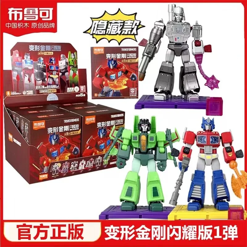 

Горячие оригинальные трансформеры Blokees, светодиодные блестящие трансформеры 1 Shine Attack Transformers Ironhide Sideswipe Optimus Prime Robot, подарок для ребенка