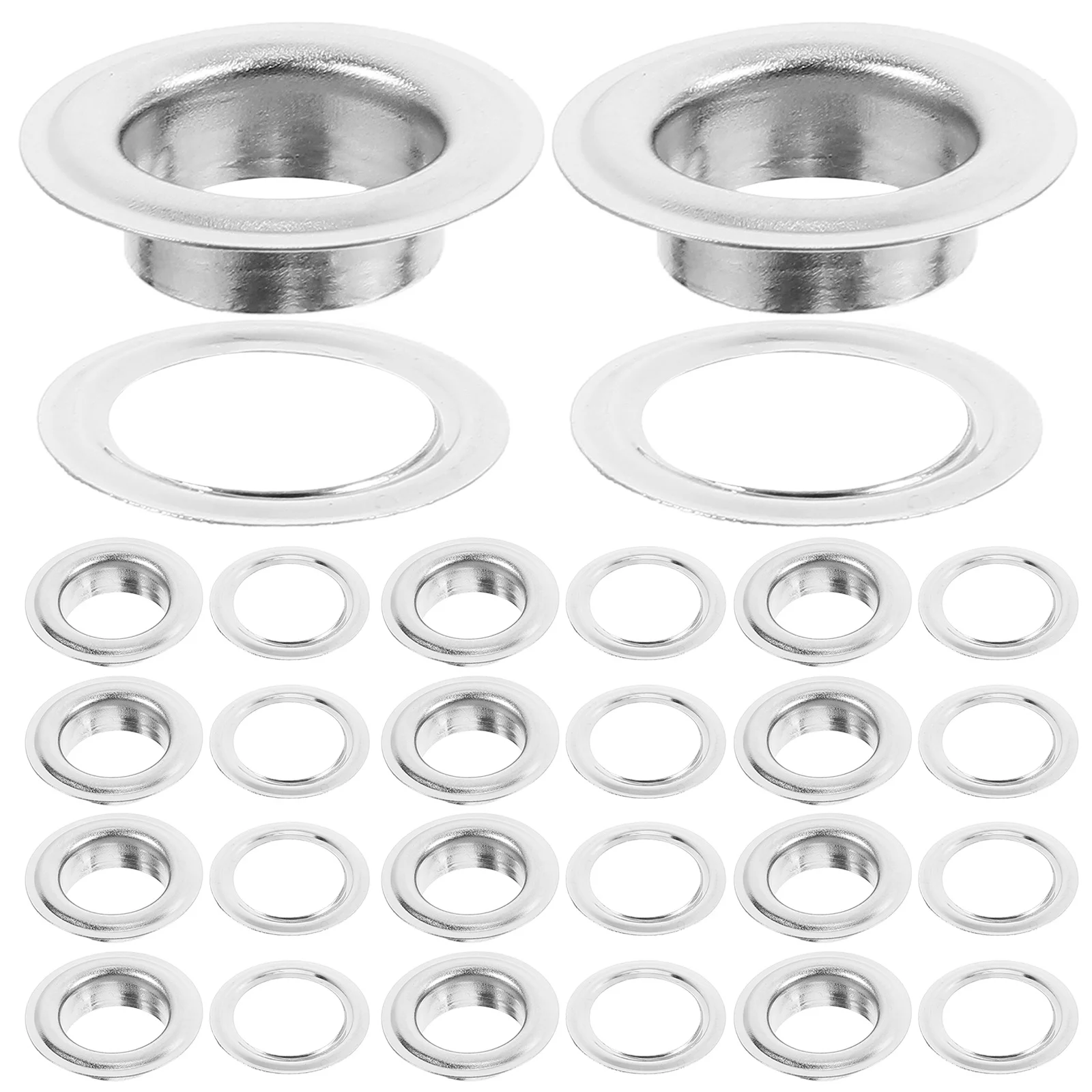 

200pcs Rivet Eyelets Grommet Kit For Fabric Shoes Tents Outdoor Sewing Diy Heavy Duty Alloy Fasteners Smooth Finish Home Crafts