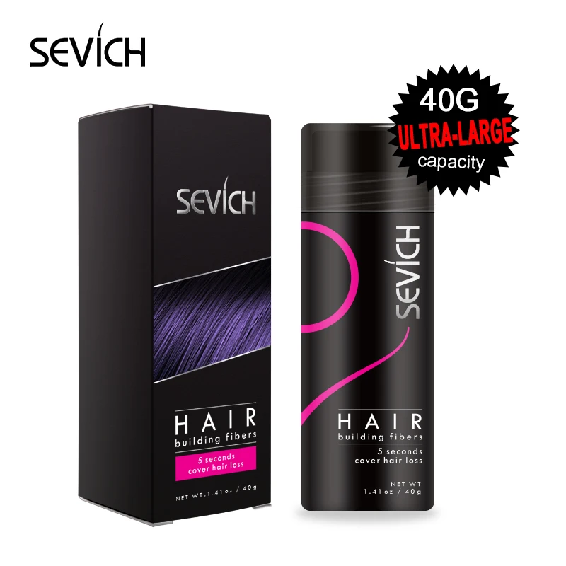 SEVICH Keratin Hair Building Fibers Spray Pump