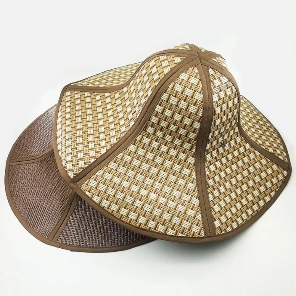 Portable Straw Foldable Straw Hat Anti-ultraviolet Foldable Fisherman Sunscreen Wide Brim Wide Brim Hat Women