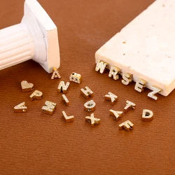CARLIDANA Dainty Gold Plated CZ Micro Pave Initial Stainless Steel Cubic Zirconia 26 Alphabet Letter Charms for DIY Jewelry