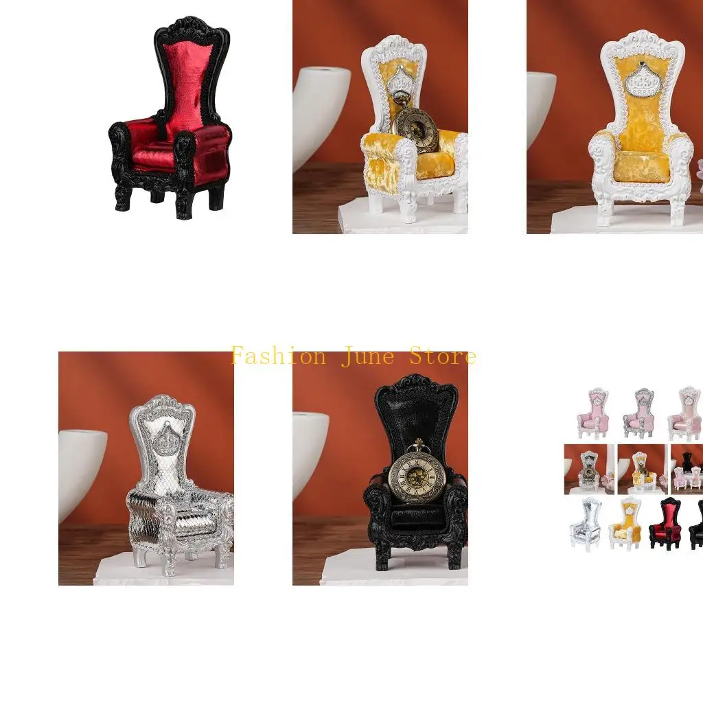 

N5KA Декоративная подставка для фигурки дивана, подставка для ювелирных изделий, органайзер из смолы для серег и колец