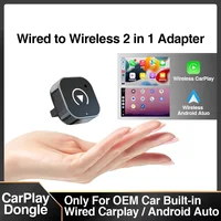 2025 NUEVO Dongle inalámbrico CarPlay y Android Auto, conexión automática rápida, Plug & Play compacto para iPhone/Android, USB/USB-C, sin retardo