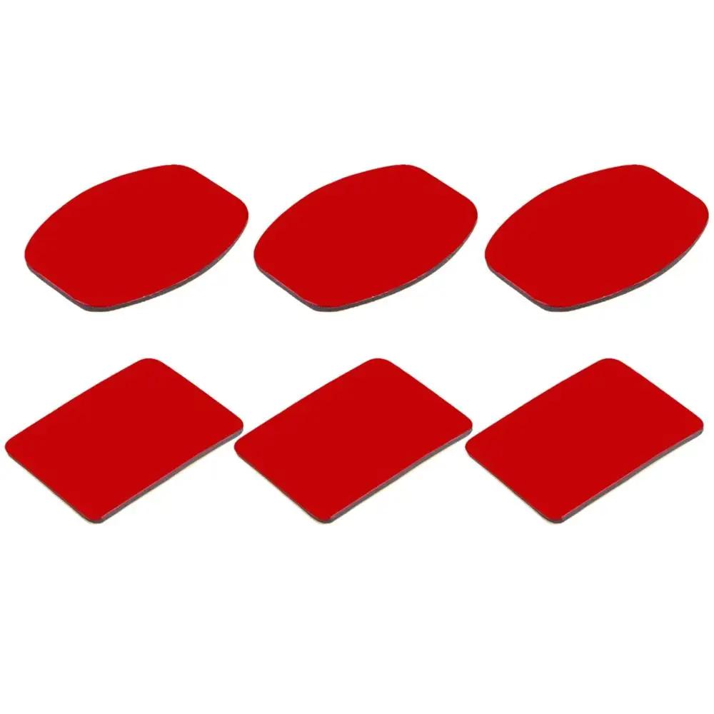 DuoDton para Acessórios GoPro: 3 Adesivos Planos + 3 Adesivos Curvos 3M VHB para GoPro HERO5 HERO4 Session HERO 5 4 3+