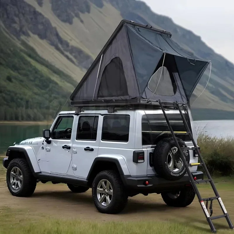 Ultra Thin Wedge Hard Shell Rooftop Tent