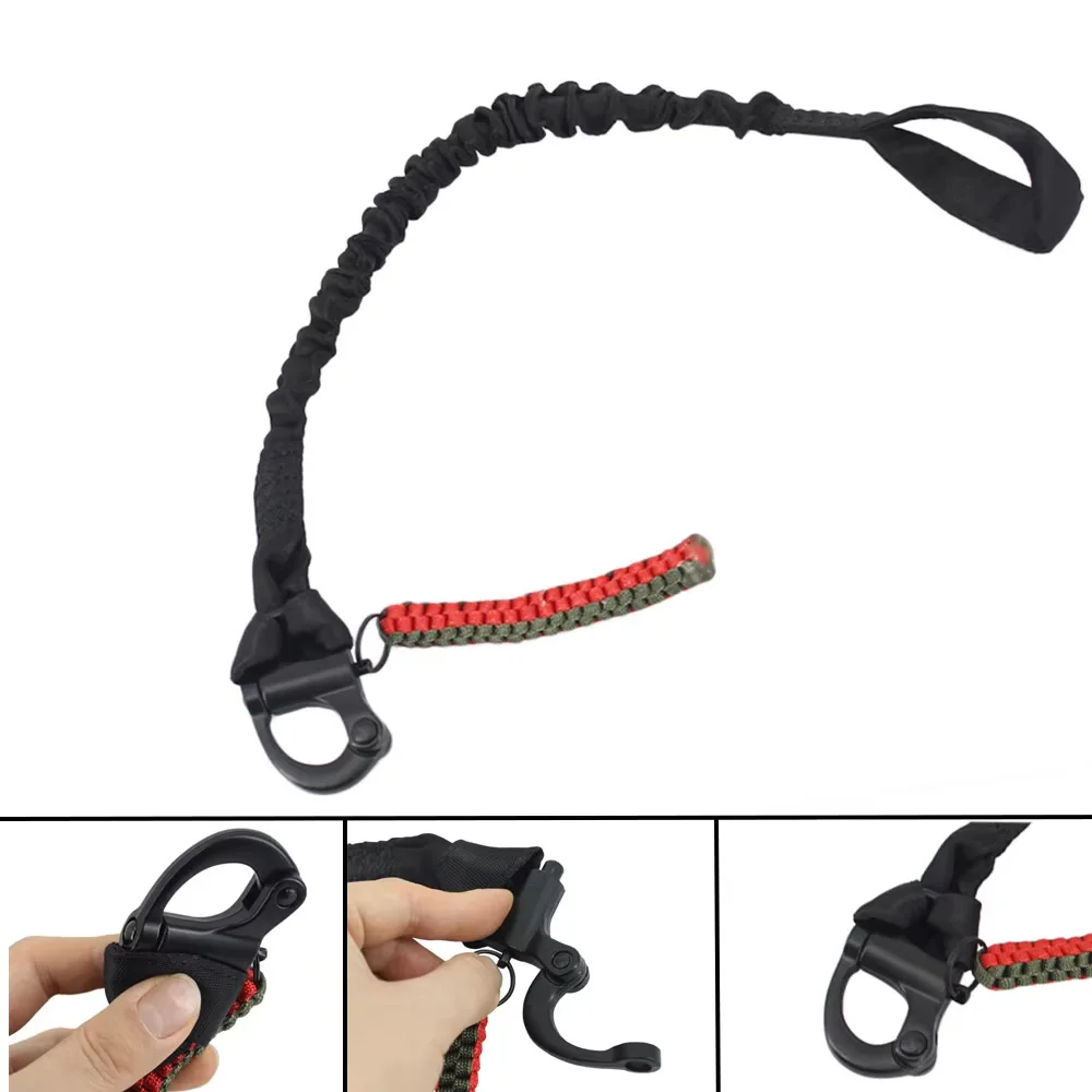 

Уличный Тактический быстросъемный страховочный трос VULPO, выдвижной ремешок для удержания, ремешок, охотничий набор для выживания, спасательный строп