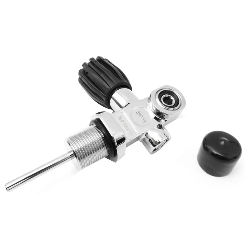 

UJVS-3000Psi 250Bar 3/4-14NPS High Pressure Scuba Diving Tank Valve Cylinder Reducing Valve