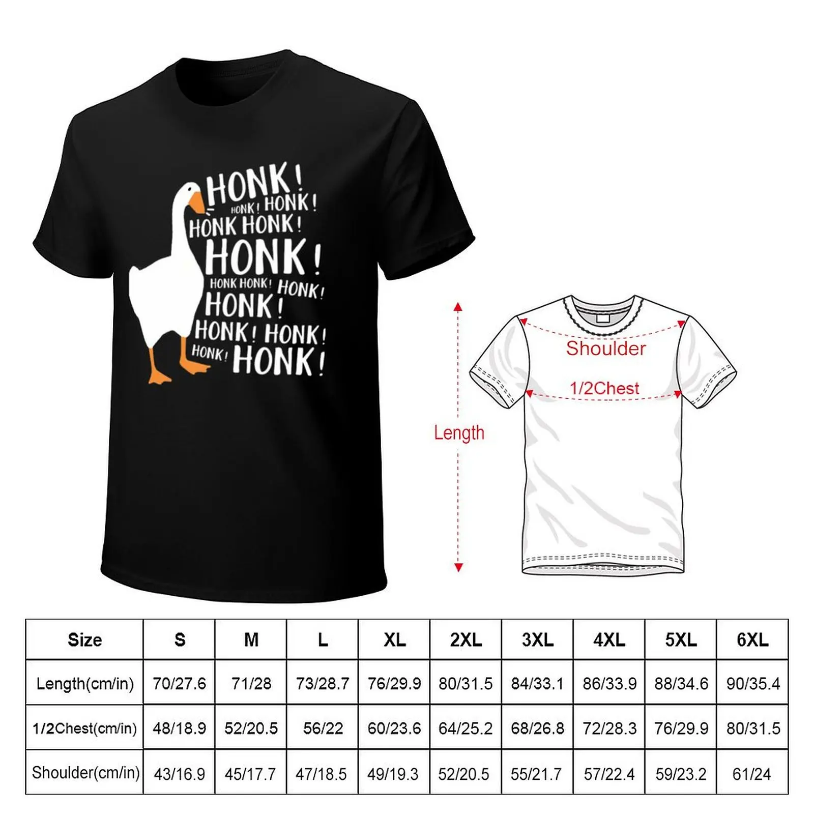 Untitled Goose Game T-Shirt Soft Stretch Short Sleeve Top