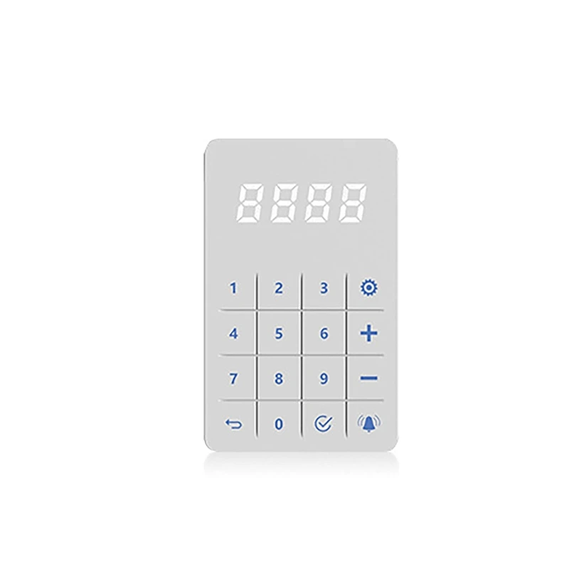 1 con 10 vibratori per sistema di chiamata wireless rotondi, dispositivo di cercapersone, set di raccoglitori di pasti per ristoranti, dispositivo di chiamata per numero di file