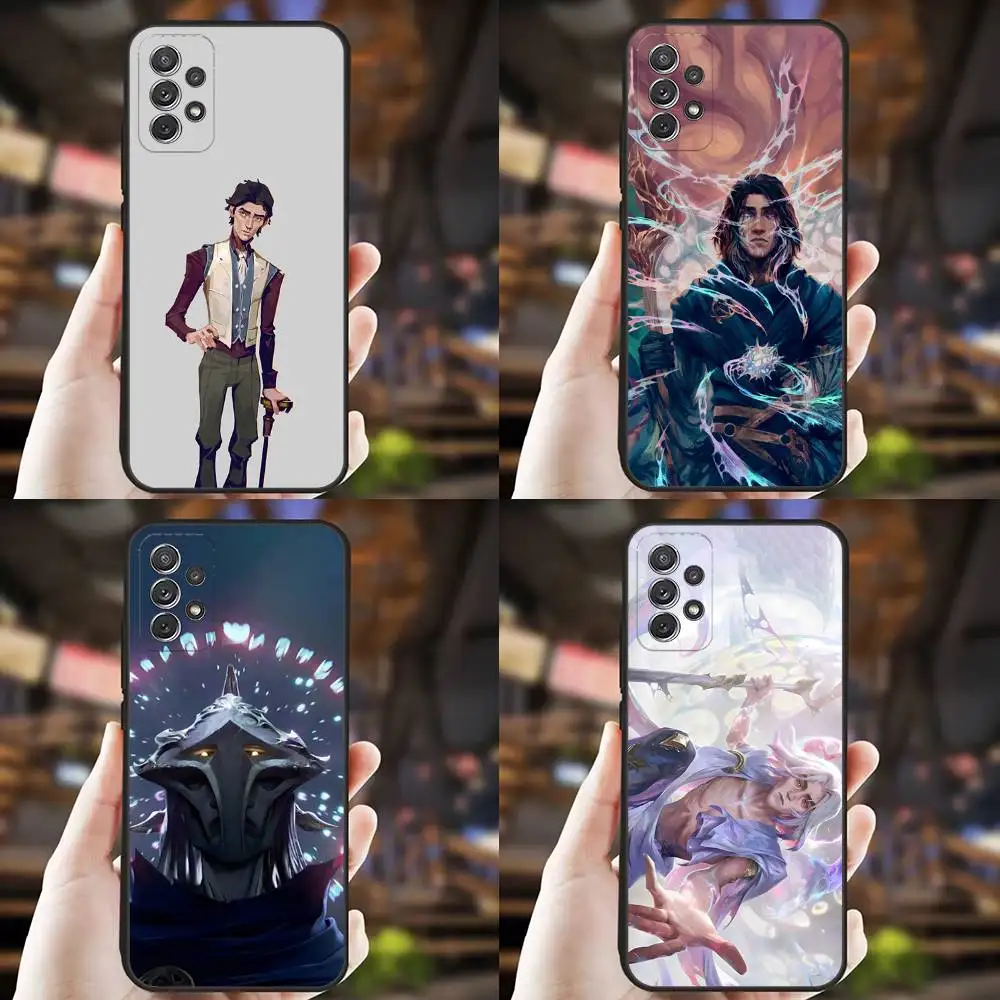 

Anime Arcane Viktor Phone Case For Samsung S25,S24,S21,S22,S23,S30,Ultra,S20,Plus,Fe,Lite,Note,10,9,5G Black Cover