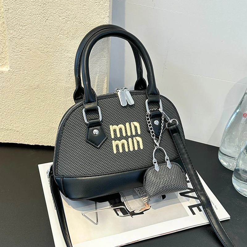 

Элегантная и практичная кожаная большая сумка для женщин, женская сумка на плечо, комбинированная дизайнерская мода