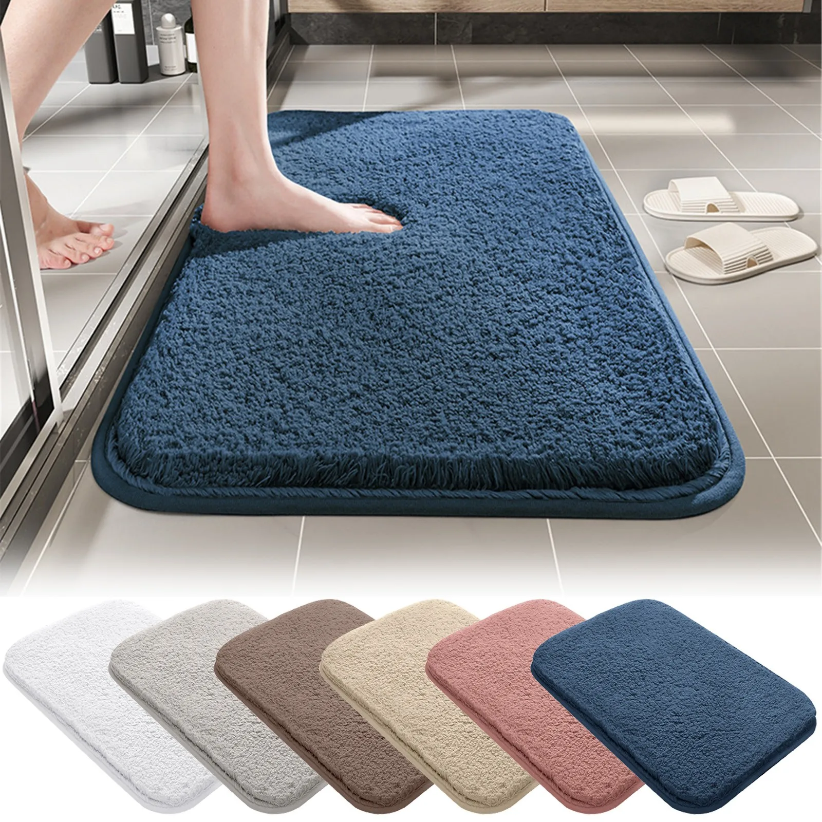 Bathroom Rugs Bath Mat Absorbent Microfiber Bath Rugs Non Slip h Shaggy Area Rugs under 50 Area Carpets Area Rugs h