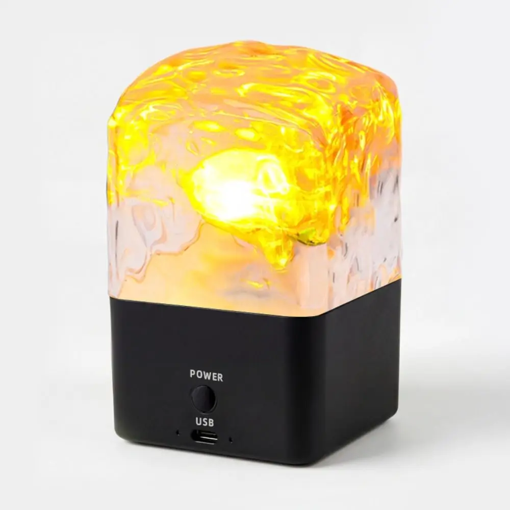 Dimmable 3-in-1 Bluetooth Speaker Water Wave Remote Control Night Light Energy Saving Mood Lighting Bedside Lamp Bedroom