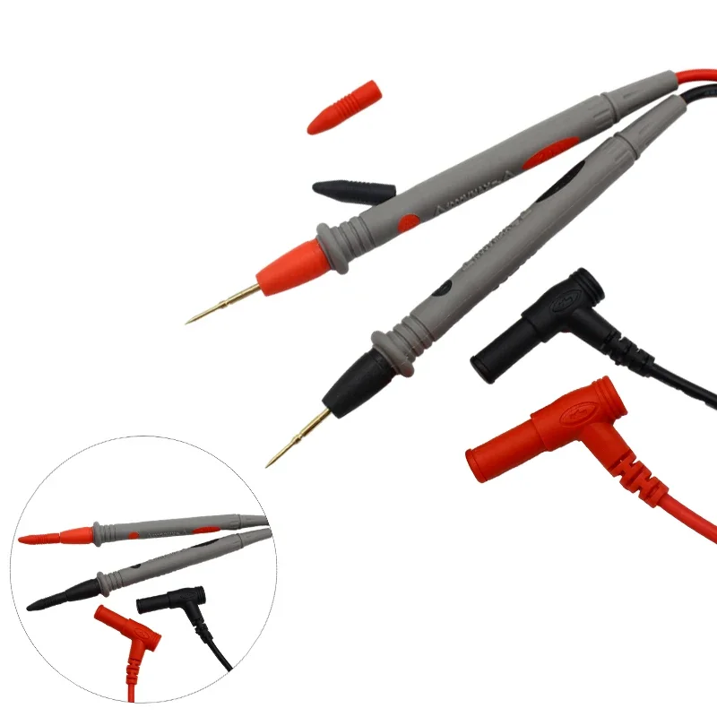 Universal Probe Teste Leads Pin para Multímetro Digital Agulha Ponta Medidor Multi Meter Tester Chumbo Sonda Fio Pen Cabo 20a Par