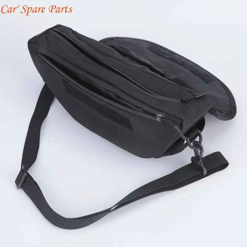 Y4UA Motorcycle Handlebar Bag with Clear Panel for Daily Route Checks