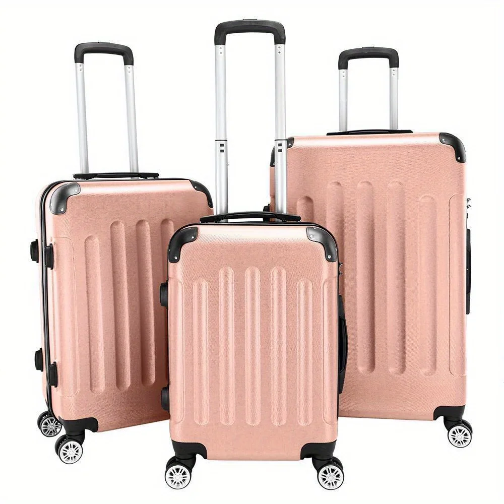 3-piece set of 20-inch / 24-inch / 28-inch luggage with hard shell