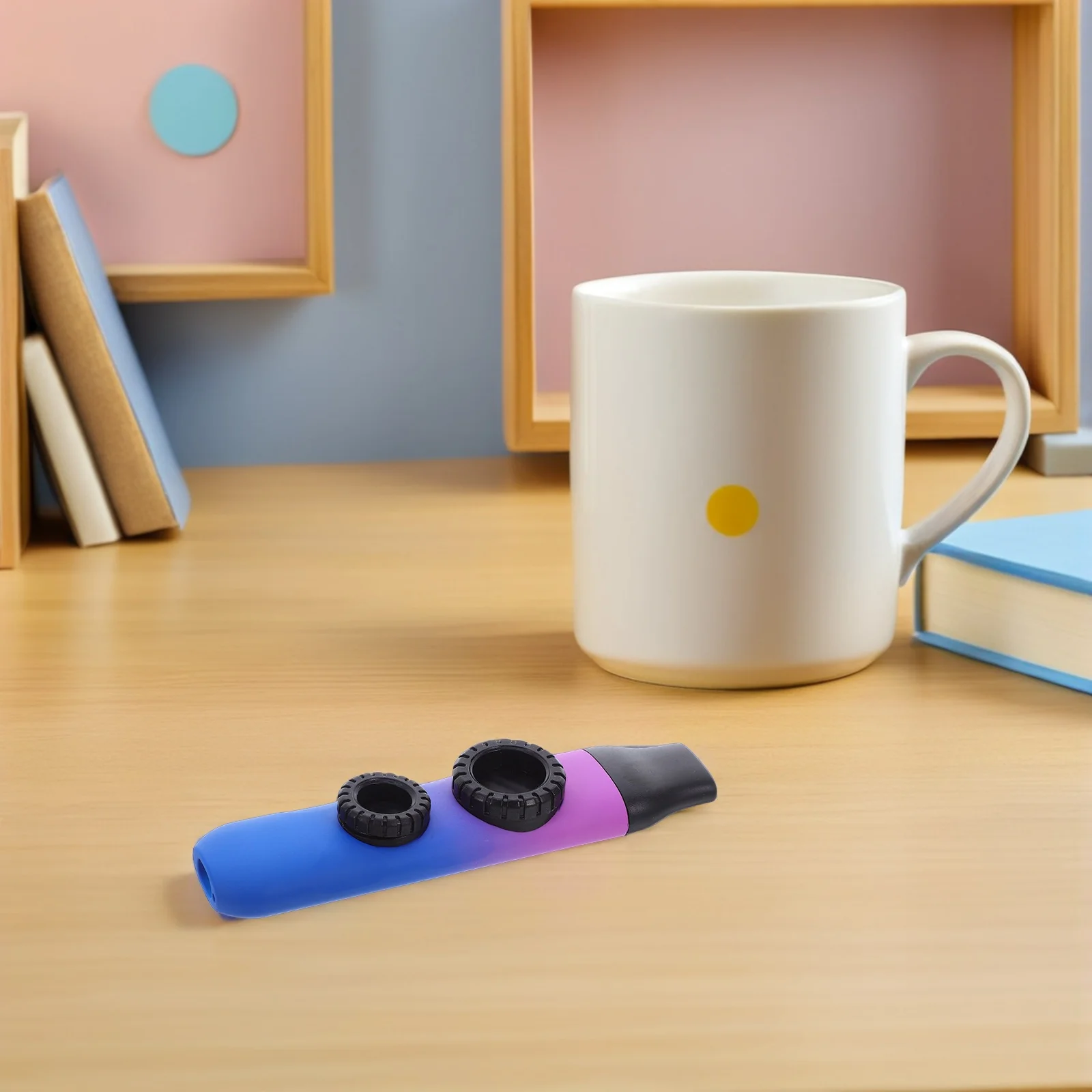 

1 set Gradient Dual-Tone Kazoo Flute For Kids Colorful Musical Instrument For Children Beginners Party Bag Favors Lightweight