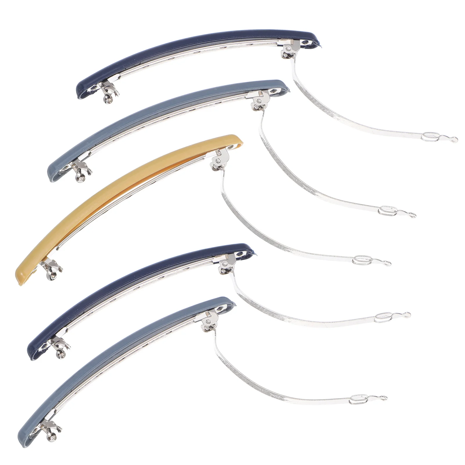 

5Pcs Candy-Colored Hair Clips Fashionable Long-Lasting Durability Suitable for All Occasions Women Girls Hair