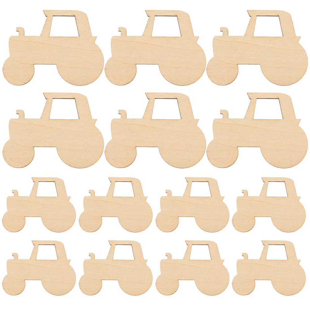 

40pcs Wooden Blanks Diy Cutouts Natural Unfinished Wood Slices For Crafts Sewing Tool Accessories Solid Wood Boards Party Decor