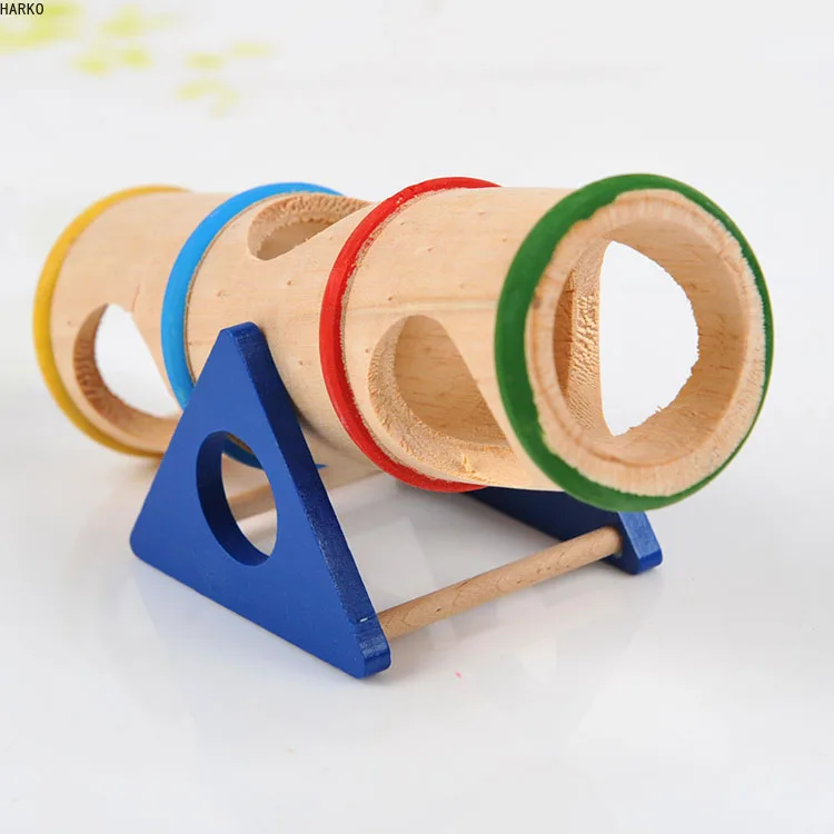 Hamster Toys Wooden Colorful Funny Seesaw Mouse Chinchilla Gerbil Hedgehog Cage House Pet Accessories  Articles for Pets