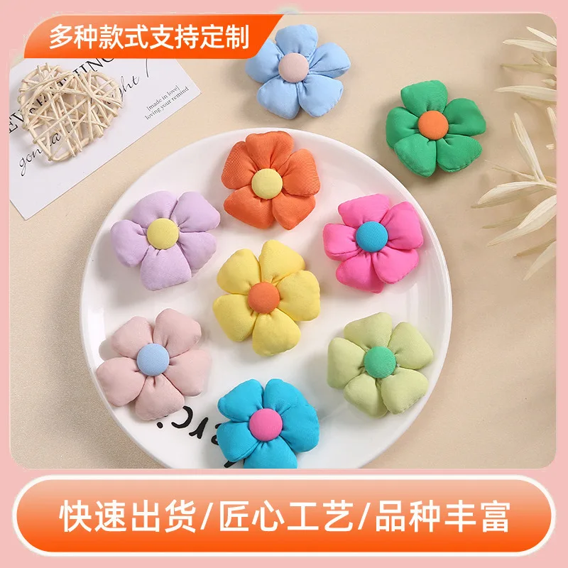 

600 шт., оптовая продажа, красочные аксессуары для волос, наполненные хлопковым цветением, одежда «сделай сам», обувь, носки, сумка, шляпа, вспомогательные аксессуары