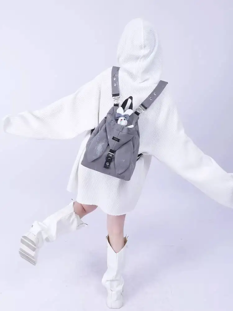 Rebirth Wild Setting Rabbit Backpack for Women 2025 Spring Class High-end Cute Crossbody Backpack