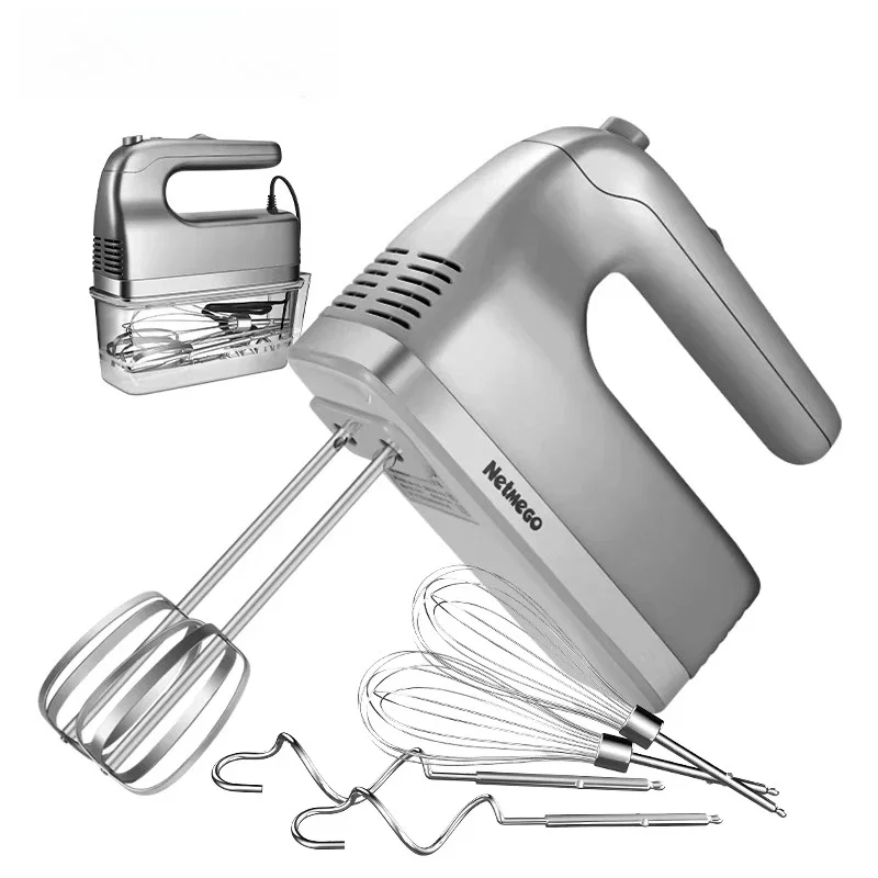 # for Digital Display Electric Cake Mixer Quick Burst Electric Hand Mixer For Bakery Dough 5-Speed 350W 220V