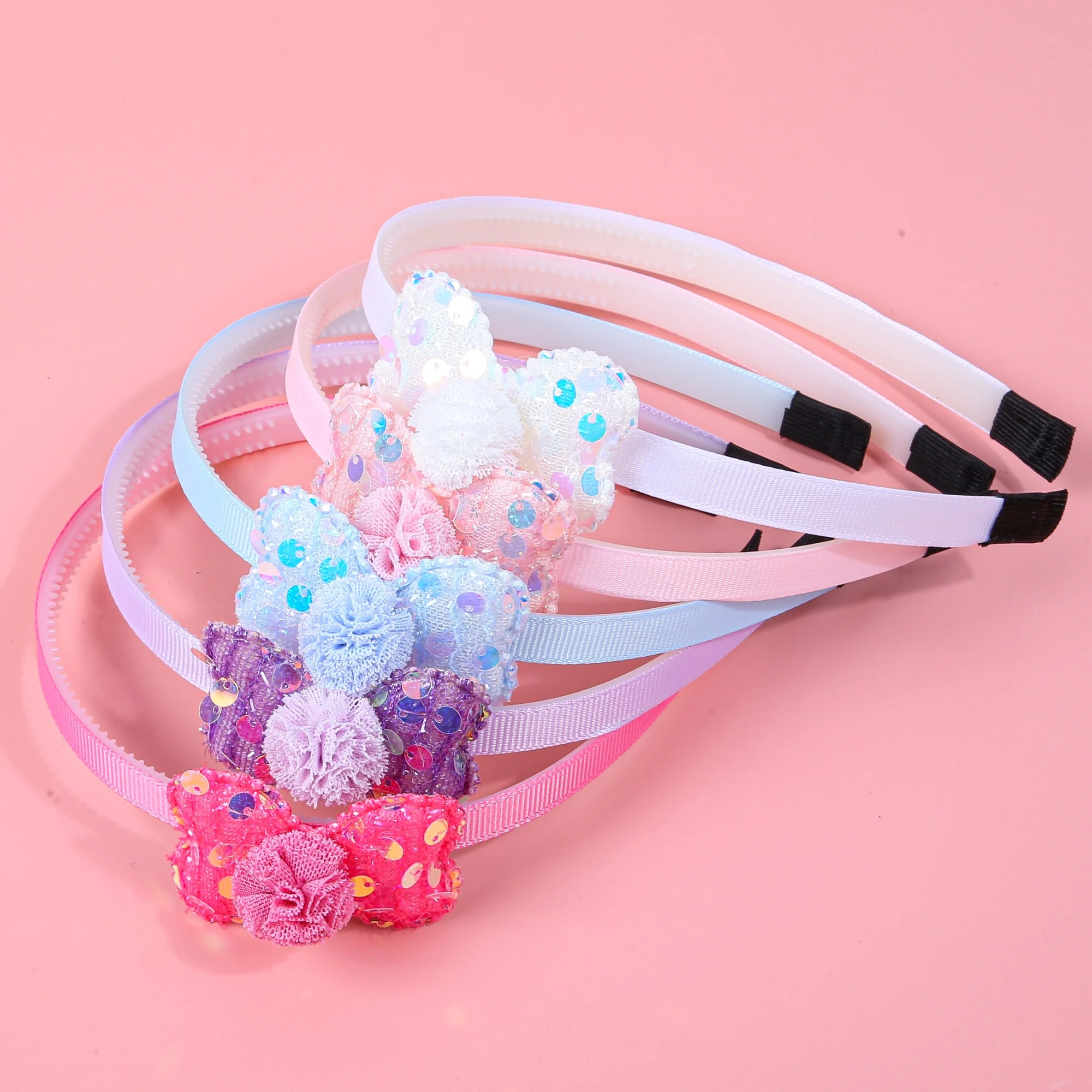 5pcs Squin Hair Bows Headband - đánh giá và giá Art And Craft Hair