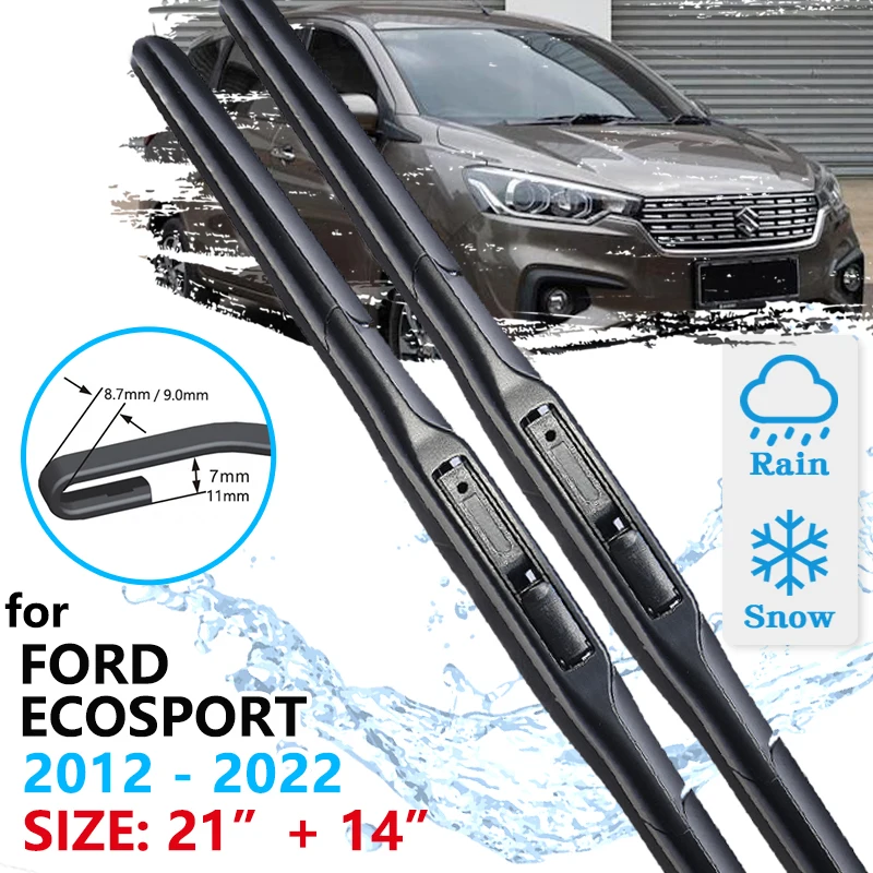 Car Front Wiper Blade For Suzuki Ertiga ZE NC 2012~2020 2021 2022 Windscreen Windshield Windows Brushes Washer Accessories 2019