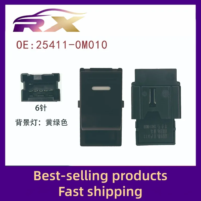 25411-0M010 for Nissan pickup D22 electric window control assembly glass lifter switch