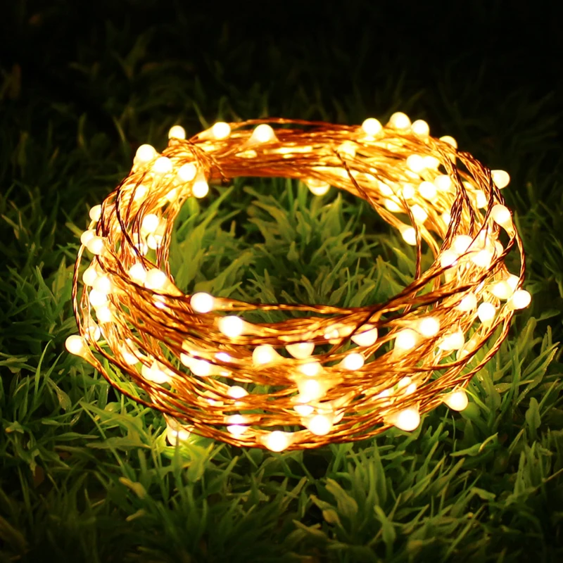 DC12V LED String Lights 10/20/30/50m Flexible Copper Wire Modeling Decor For Street Christmas Party Festival Fairy Starry Lamp