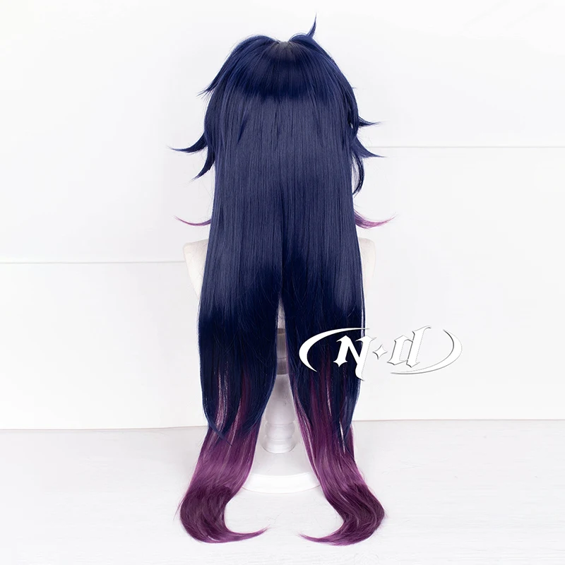 ND هونكاي ستار السكك الحديدية تأثيري الباروكات شفرة تأثيري خصلات الشعر المستعار الطويل مقاومة للحرارة الاصطناعية لعبة حفلة كوميك كون كوزر عيد الميلاد