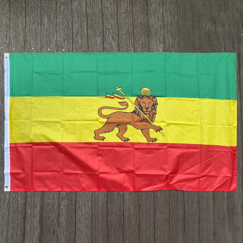 xvggdg      90*150cm Ethiopian Lion of Judah Flags For decoration   banner