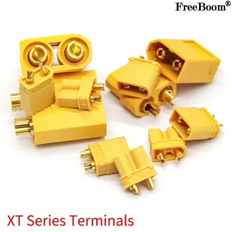 

XT Series XT30U XT60 XT90 Connector Plug Bullet Welding Terminal Suit for RC Lithium Polymer Battery Model Aircraft Accessories