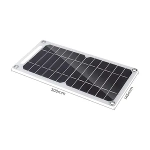 Panneau solaire 5-35W avec USB étanche pour la randonnée et le camping en extérieur Batterie portable Banque de chargement de téléphone mobile 6,8V 6 meilleurs chargeurs solaires en vente - No 4