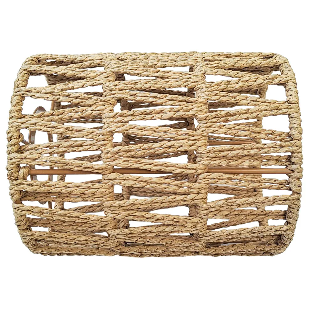 

Paper Rope Pendant Lamp Shade Chinese Style Woven Light Cover For Kitchen Hotel Restaurant Decor Hanging Lamp Shades Only