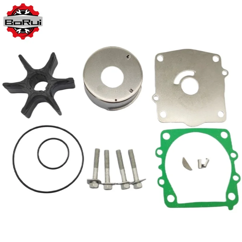 

6N6-W0078-01 6N6-W0078-00 6N6-W0078 6E5-44352-01 Комплект крыльчатки водяного насоса для подвесного мотора Yamaha, 2-тактный, 115 130 л.с.