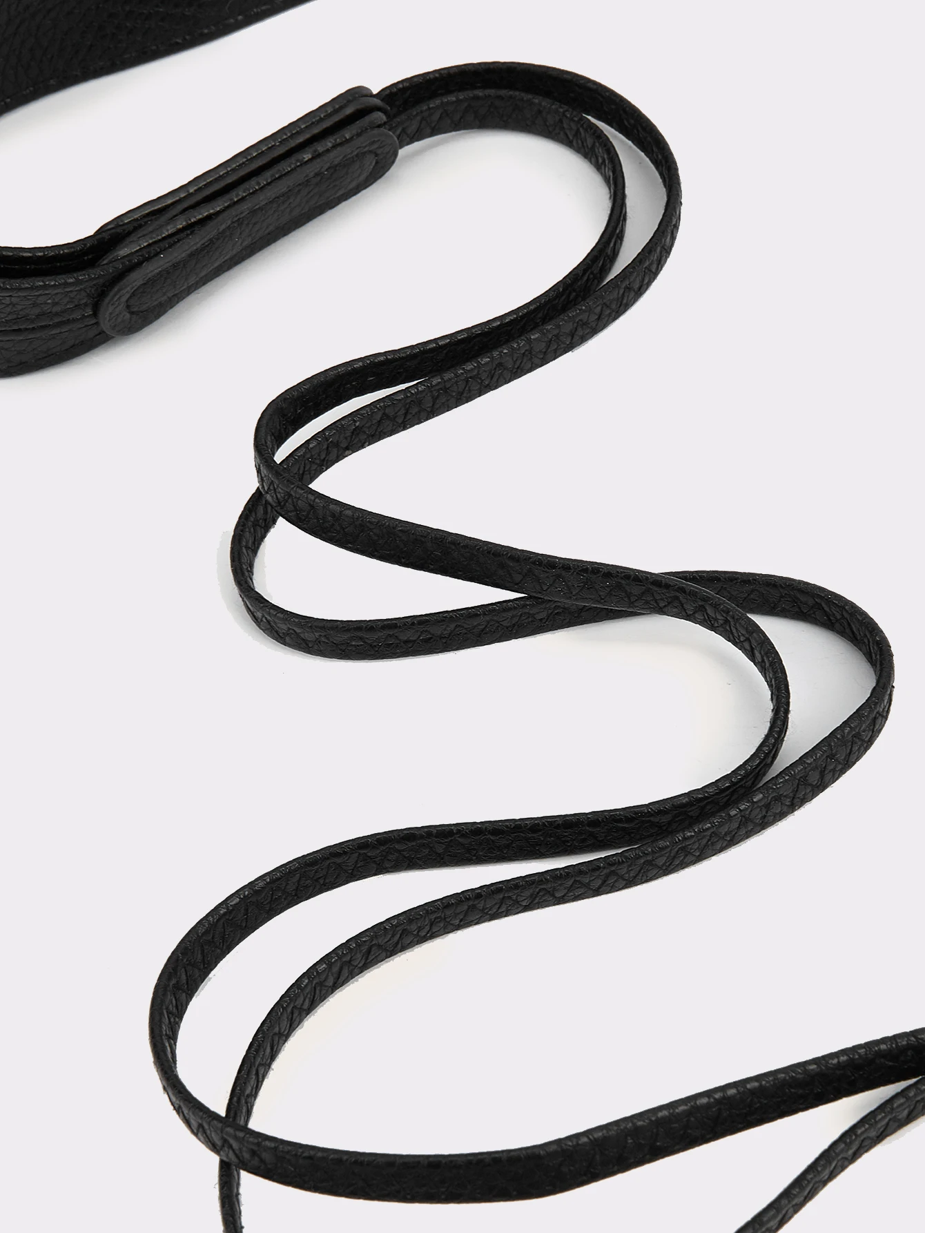 1 cintura Boho nera in PU da donna con cinturino Accessorio versatile per abiti Cappotti Adatto per cene Occasioni aziendali
