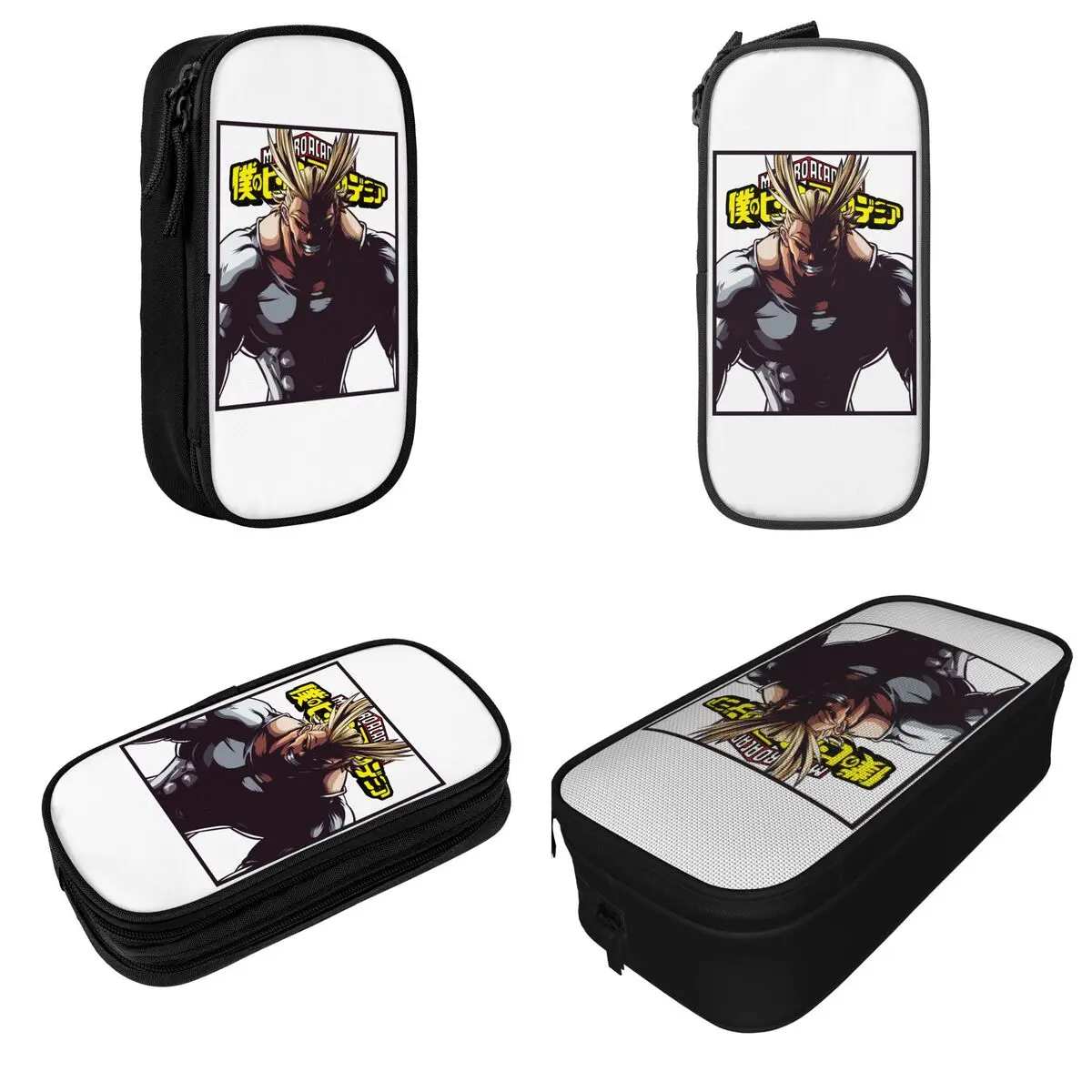 My Hero Academia All Might Pencil Cases Pen Bags Girls Boys Large Storage School Supplies Zipper Pencilcases