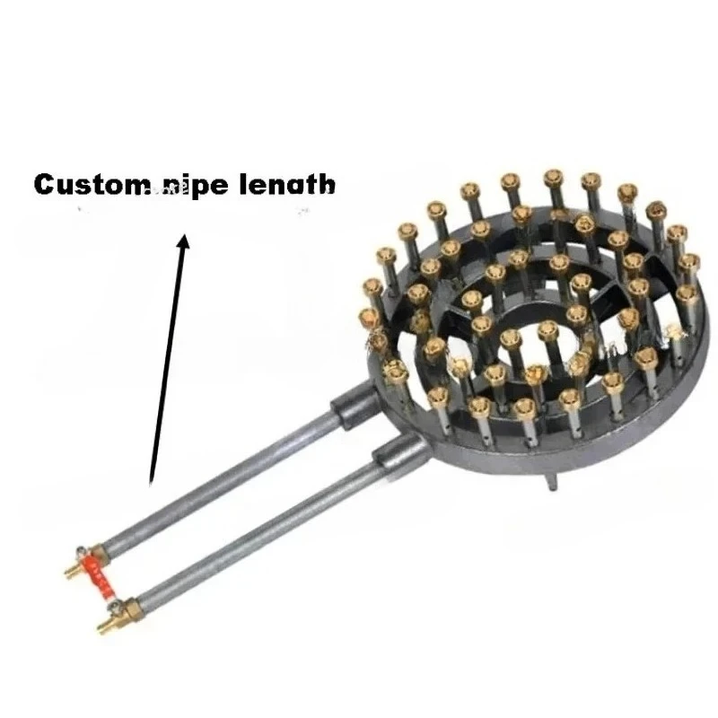 

Suitable for Good Quality Casting Iron Gas Jet Burner for Food Equipment with 50 Nozzles