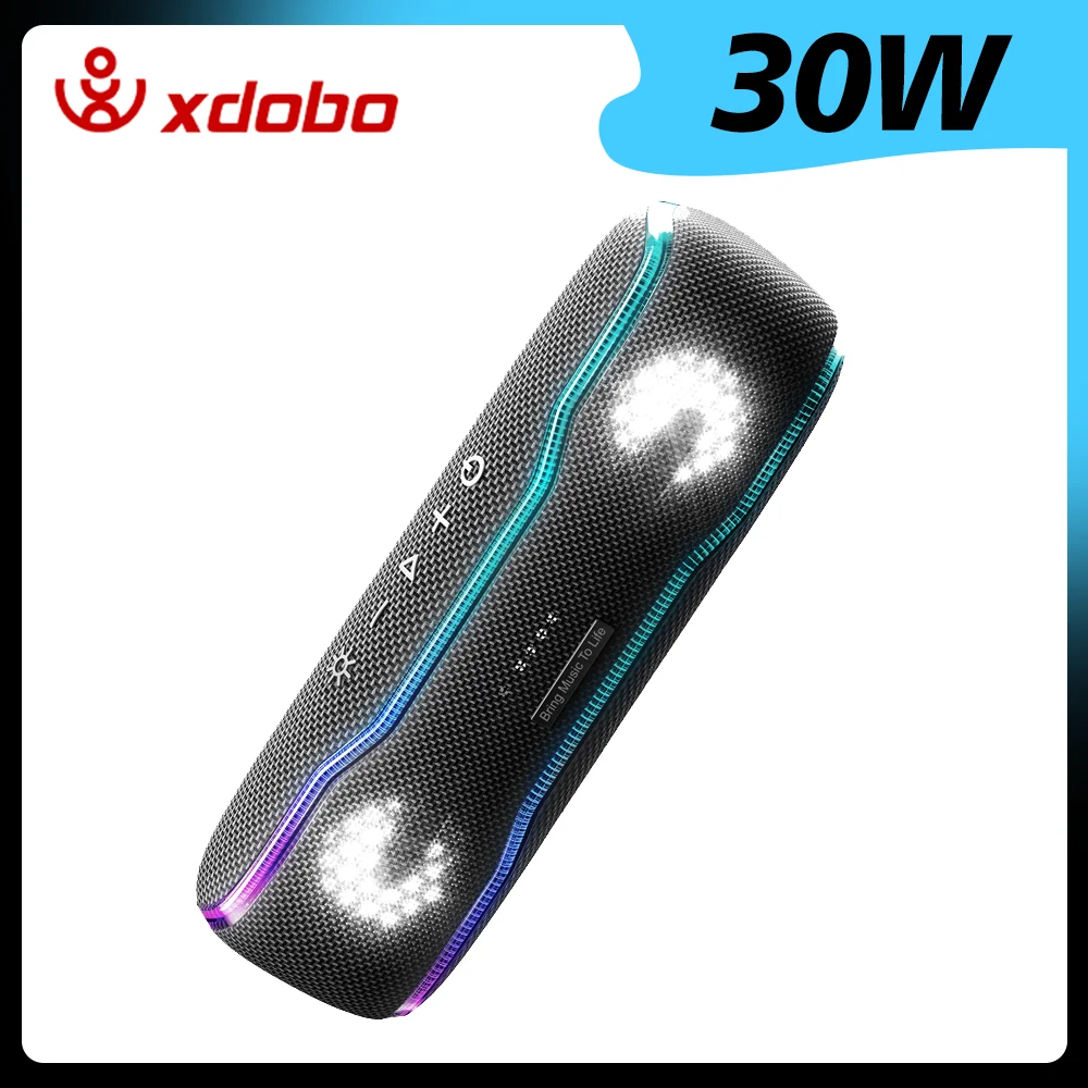 XDOBO Outdoor Speaker Wireless Mini Bass Portable USB/TF/AUX Play Home Fun Camping Riding Hiking Party Music Player