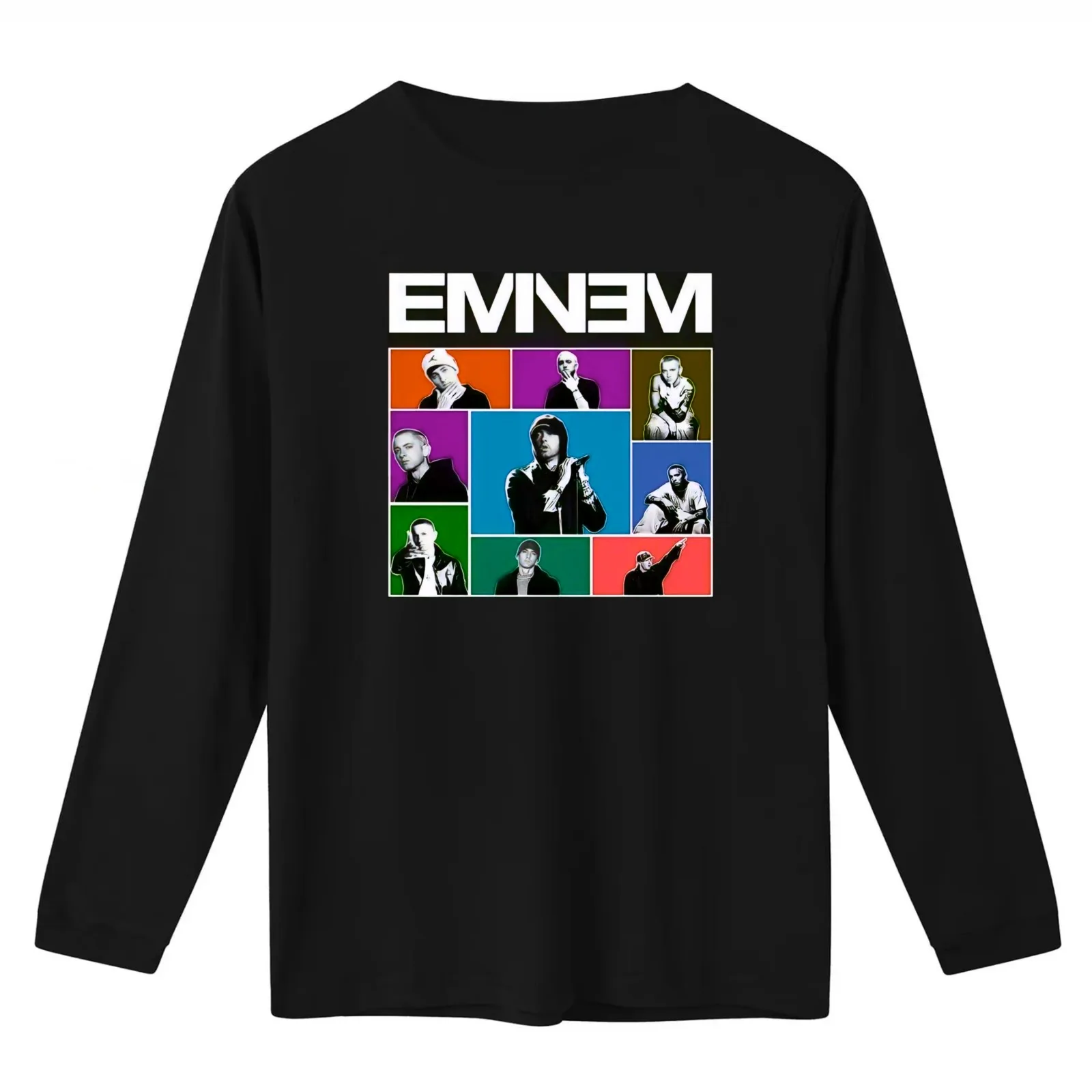 Mosaic Eminem T-Shirt Summer Casual Cotton Tee Oversized Streetwear Tops Vintage Graphic Print Loose Fit Short Sleeve