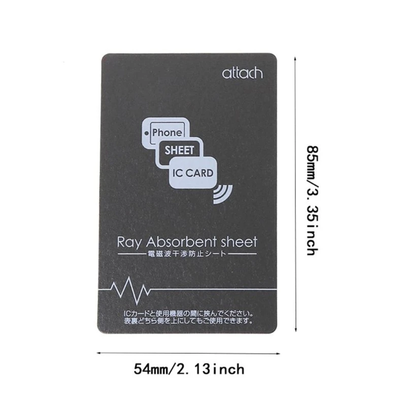 Anti-Metal Tags Stickers Adhesive/Without Anti-degauss Rectangle